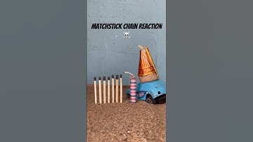 Matchstick Chain Reaction ☠️| Diwali Crackers | #experiment #shorts #diwalicrackers