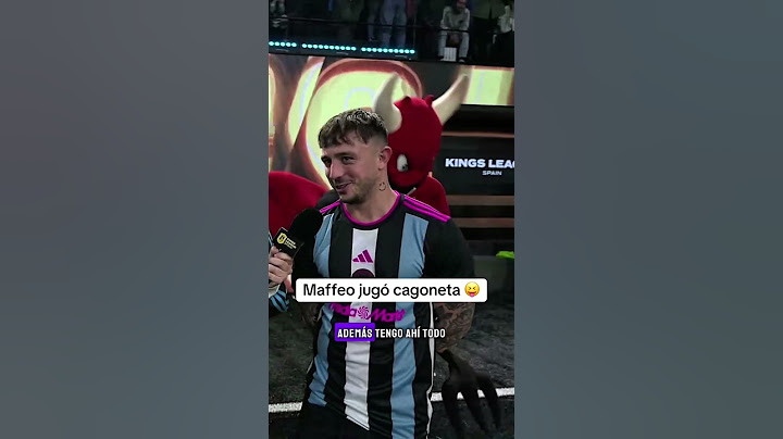 MAFFEO JUGÓ CAGONETA 😝 #futbol #kingsleague