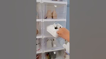 10s complete assembly of foldable shoe box