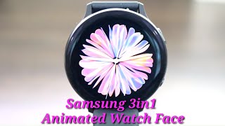 Samsung Galaxy Watch Active 2 Best Live 3in1 Animated Watch Face  Wallpaper Review screenshot 5