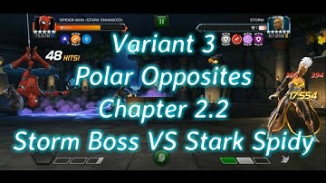 Variant 3 (Polar Opposites) | Chapter 2.2 Storm Boss VS stark Spidy | SOLO | MCOC
