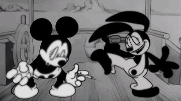 【FNF】Unknown Suffering 20k4 but Mickey Mouse and Oswald sings it