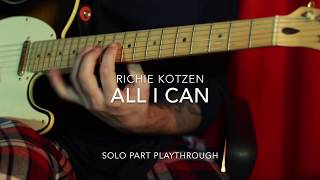 Richie Kotzen - All I Can (Solo Cover Playthrough)