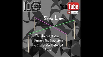 DCG Skew Lines: Finding the Shortest Distance at an Angle