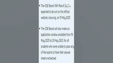 ICSE/ISC 2023 Expected Result Date OUT 🔥 #icse2023 #isc2023 #icseresult2023 #iscresult #confirmdate