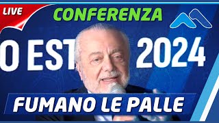 🔴 Live: De Laurentiis BOMBA 👀#CONFERENZA Ritiro Abbruzzo Trentino 🔵 #ADL