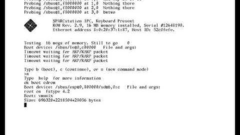 [MAME WIP] SunOS 4.1.1 installer failure on SPARCstation IPC