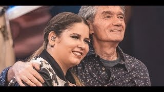 Marilia Mendonça chora ao falar sobre Cristiano Araújo no programa Altas Horas 2018