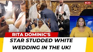 Rita Dominic Nollywood Star Studded White Wedding In The UK With Friends and Well Wishers!!!