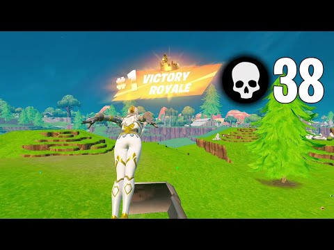 38 Elimination Solo vs Squads “Zero Build” Season Record Gameplay Win (Fortnite OG)