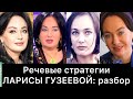 ЛАРИСА ГУЗЕЕВА и её РЕЧЕВЫЕ стратегии: РАЗБОР