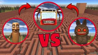 Tung Tung Sahur Vs Bus Eater Vs Cursed Labubu Garrys Mod