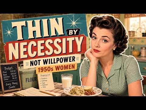 1950s Women Weren't Skinny Because of Discipline — They Had No Other Option!