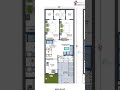 20x50 East Facing House Plan | Vastu Friendly Home Design 😍 #2bhkhousedesign#home#vastuplan #cad#2d