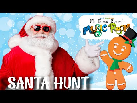 Going on a Santa Hunt Christmas Songs for Kids | Preschool Music Class with Mr. Boom Boom