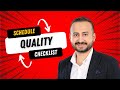 Schedule quality checklist for planning engineers