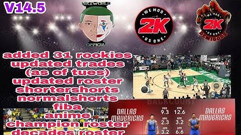 NBA 2K20 Updated Roster 2k23 V14.5