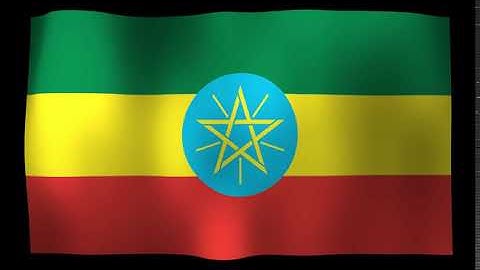 Ethiopia Flag 4K Loop Video