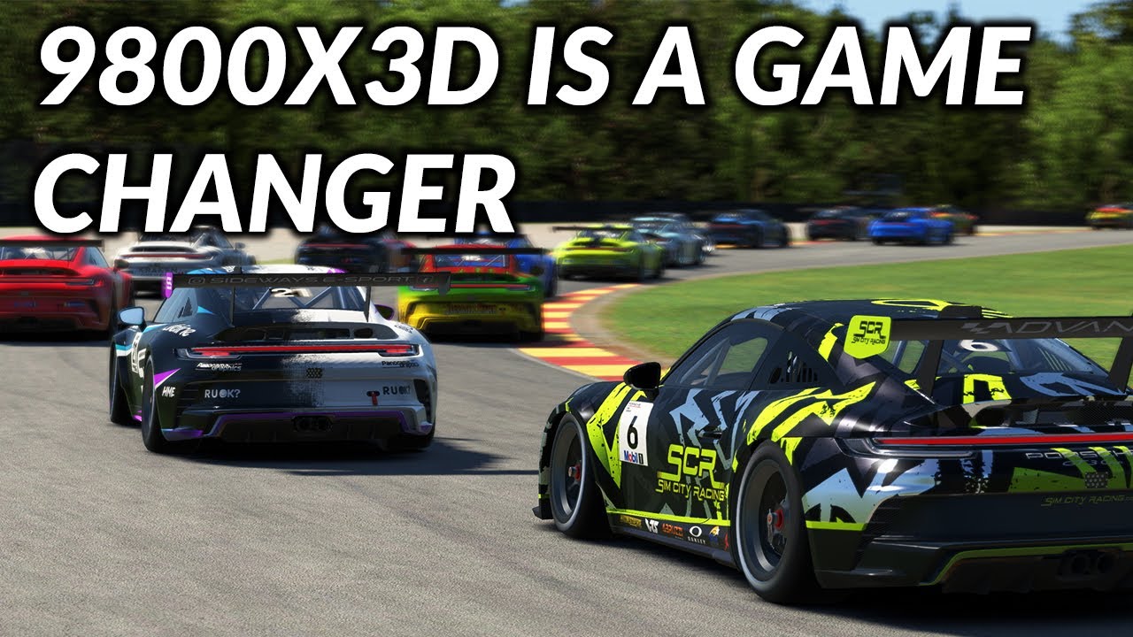 9800X3D и 4090 в iRacing! | Porsche Cup на Road America