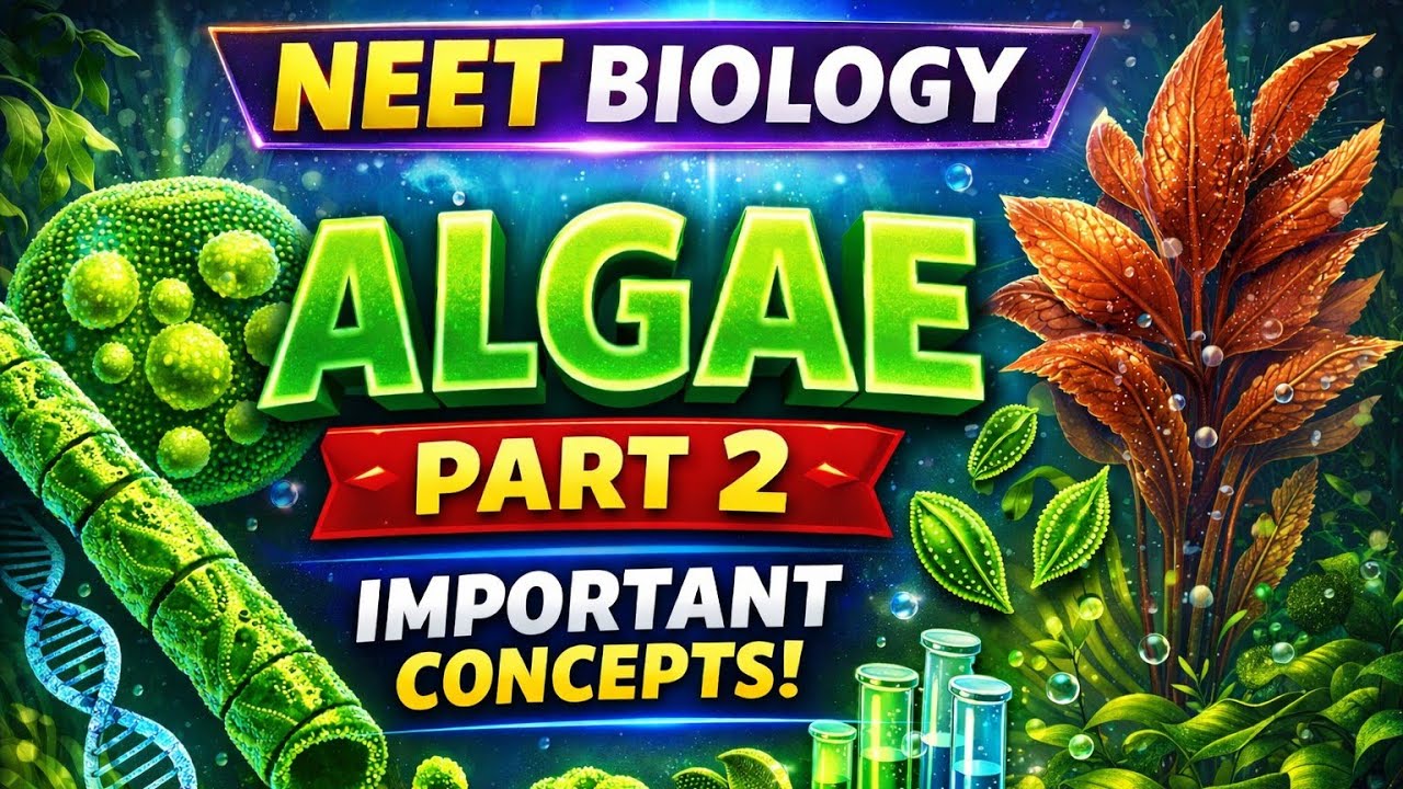 Master Algae in 30 Minutes | NEET Biology Part 2
