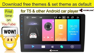 💥100%💥  Download free theme & set Default theme in T5 or other Android car stereo screenshot 1