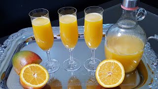 عصير المانجو و البرتقال من اروع مايكون قولي وداعا لعصير العلب