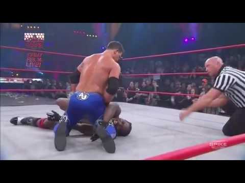 TNA iMPACT! 2/4/10 AJ Styles vs The Pope D'Angelo ...