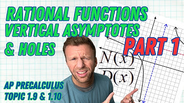 AP Precalculus Vertical Asymptotes and Holes - Topics 1.9 and 1.10 [PART 1]