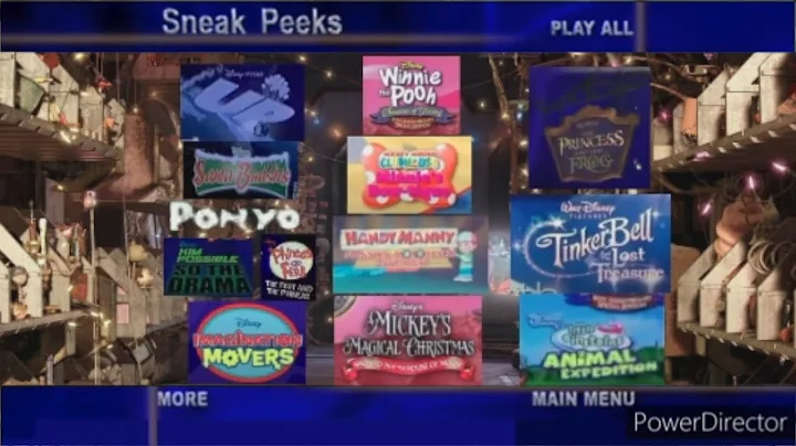 Sneak Peeks Menu (2009-2011) (Kyle Hanna & Kaden D...