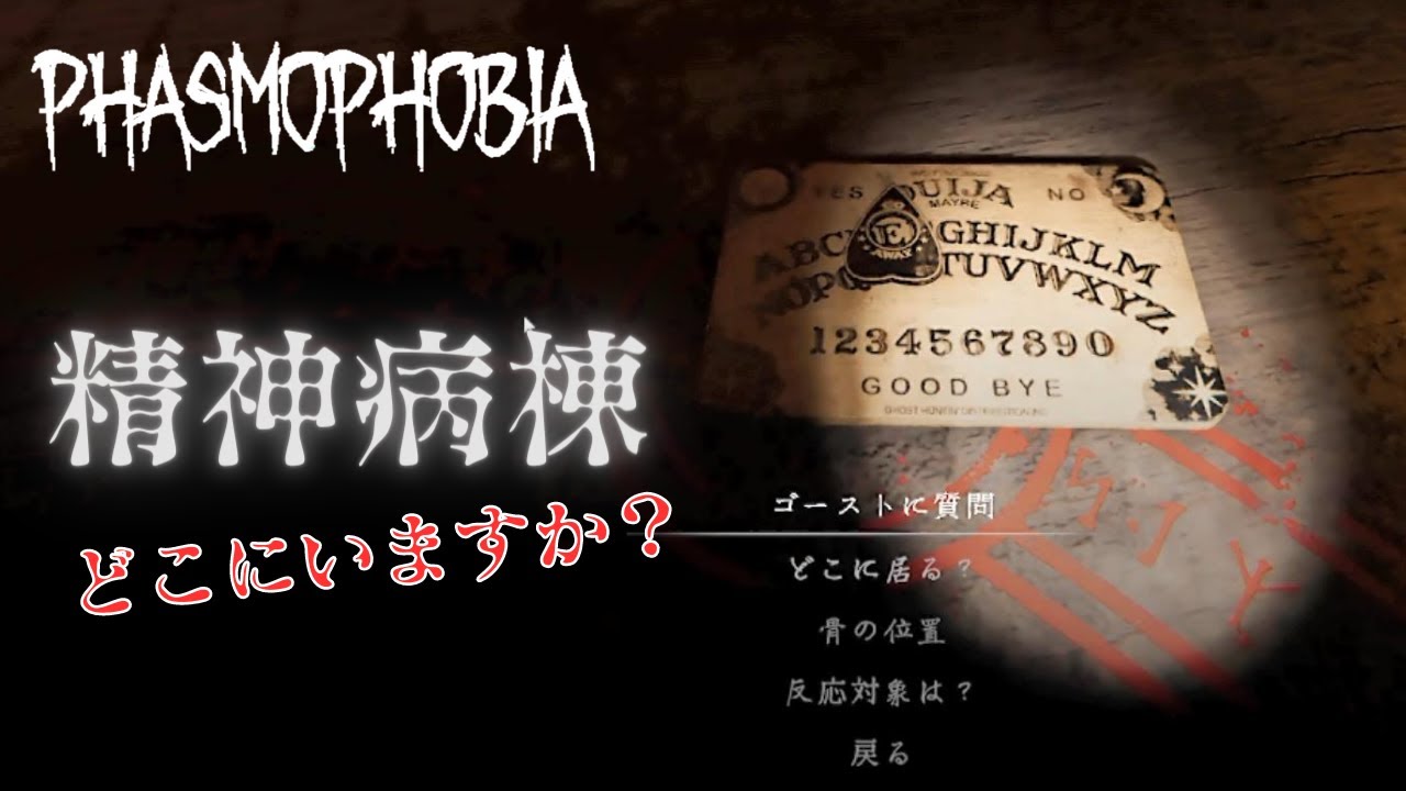 【Phasmophobia】精神病棟でこのゴーストは危険すぎる！【ファズモフォビア】