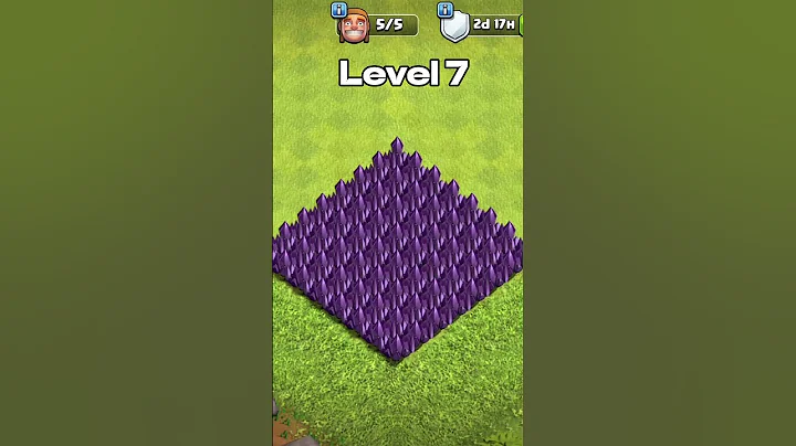 Clash of Clans Wall Evolution 🔥 Level 1 to Max | COC Shorts#clashofclans #cocshorts #shorts