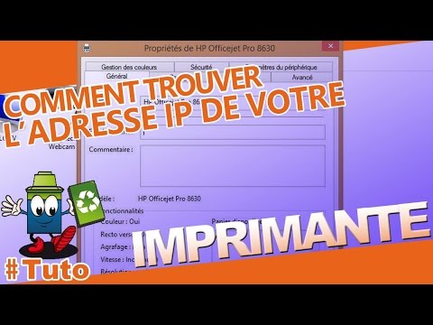 Vidéo: Où trouver l'adresse IP de l'imprimante ?