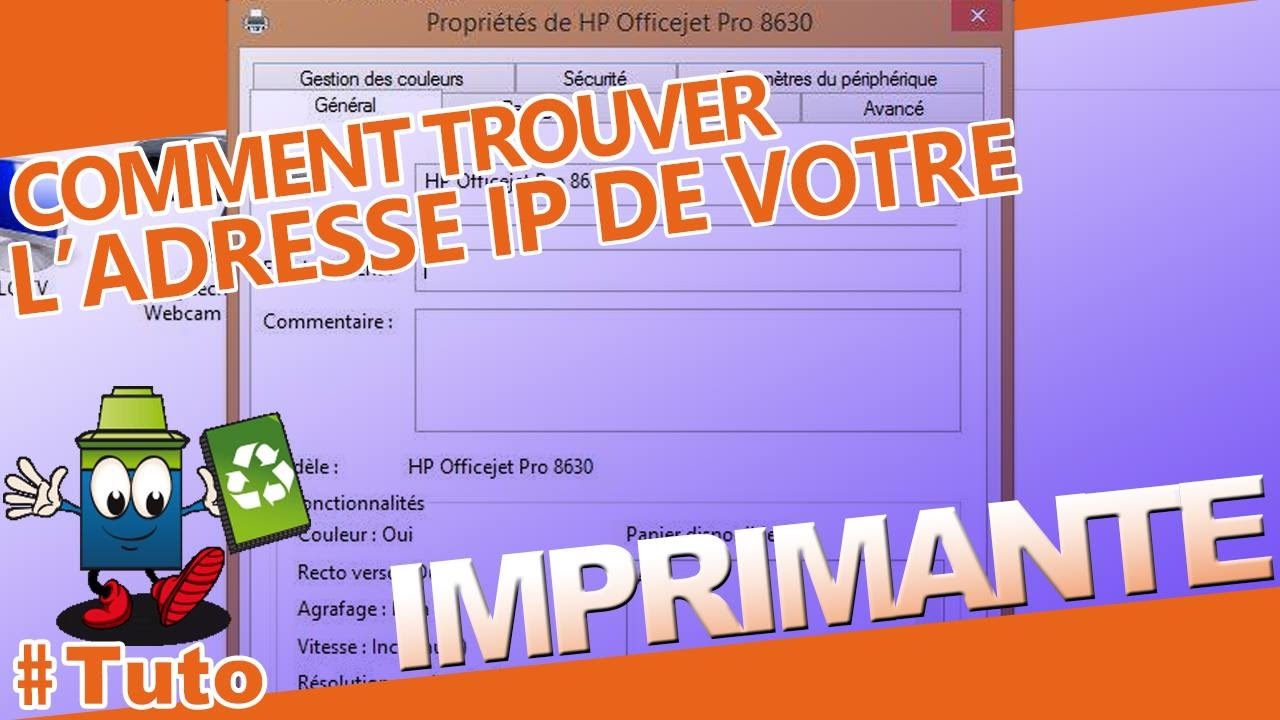 Comment Trouver L Adresse Ip De Votre Imprimante Youtube