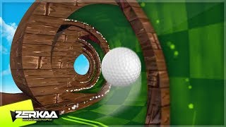 MOST LOOP THE LOOPS IN A GOLF COURSE! (Golf It)