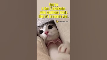 POV: Your Captions Are Funnier Than Your Reels 😂 | SubtitleBee in Action  #memes