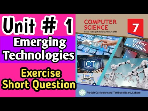 7th Class Computer New Book Chapter 1 | Emerging Technologies | Class ...
