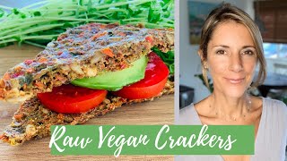 THE BOMB RAW VEGAN CRACKERS! / BREAD LIKE! / FULL RECIPE WITH TIPS AND TRICKS!