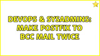 Famous DevOps & SysAdmins: make Postfix to bcc mail twice Net Worth