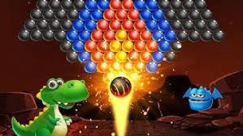 Bubble Shooter. Happy Dragon. Level 41 - 45