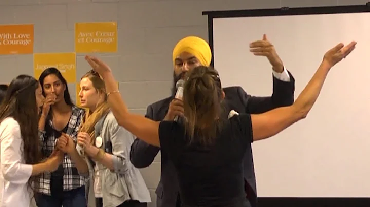 NDP leadership candidate Jagmeet Singh responds to...