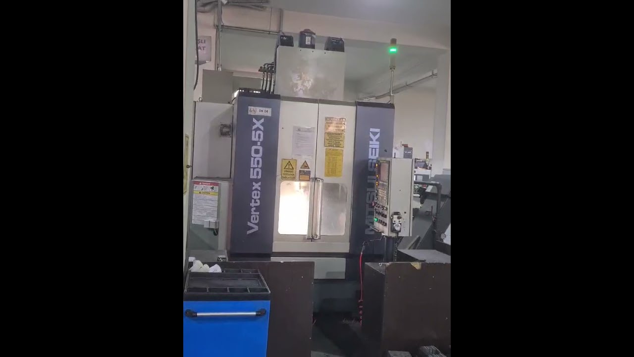 Mitsui Seiki Vertex 550 5X CNC 5 Eksen Dik Leme Merkezi 2008