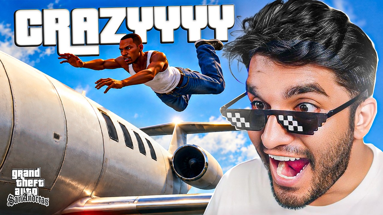 Jumping on a Plane | GTA San Andreas