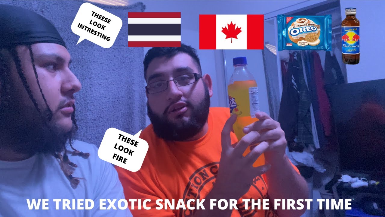 WE ATE EXOTIC SNACKS FOR THE FIRST TIME - YouTube