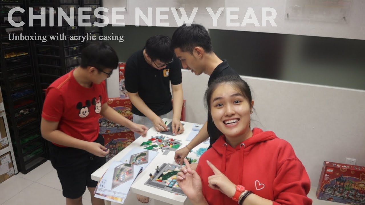 Exclusive LEGO with acrylic (80107 LEGO Chinese Festivals Spring Lantern) Unboxing | Bricks Smart