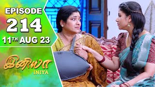 Full Iniya Serial Episode - 214 | 11th Aug 2023  | Rishi, Alya Manasa | Saregama TV Shows Tamil Update