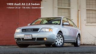 Standard Sedan: 1999 Audi A6 2.8 Sedan Tour & Drive