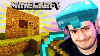 😳 بعد از یکسال ماینکرافت !!! - اولین خونم رو ساختم 🥳 - Minecraft #1