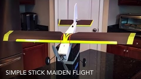 Simple Stick Maiden Flight