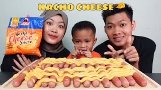 Mukbang Sosej With Nacho Cheese ,Farish Suka