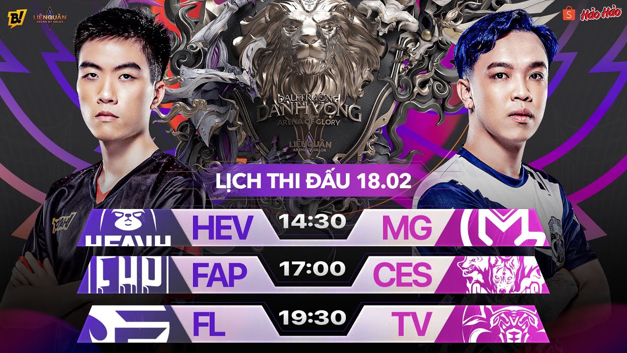 maple เถื่อน เซิ ฟ ไทย  Update  HEV vs GM | FAP vs CES | FL vs TV | ĐTDV MÙA XUÂN 2022 VÒNG 3 NGÀY 18.02